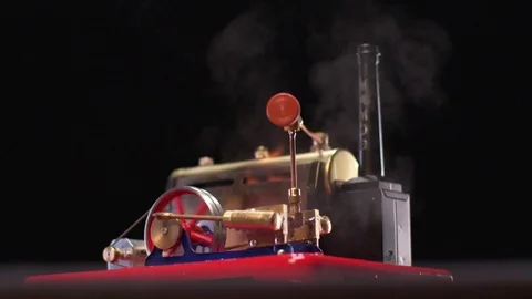 Steam Engine - wide 2 Stock Footage 84070472