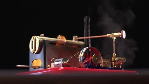 Steam Engine - wide 3 Stock Footage 84070426