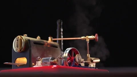 Steam Engine - Wide Stock Footage 84070380