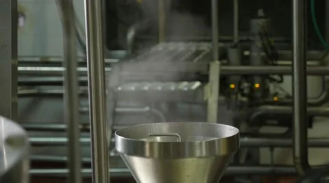 Steam in factory 4K 스톡 동영상 49061872