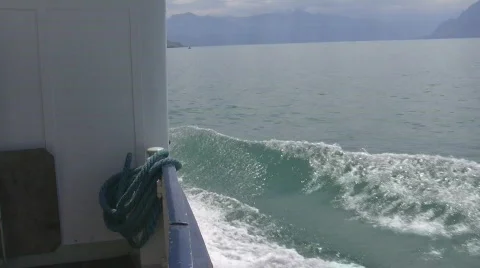 Steam ferry bow wave Vidéo 739215