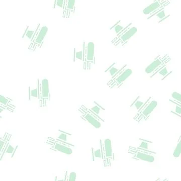 Steam generator heated table glyph vector seamless pattern Stock Illustration