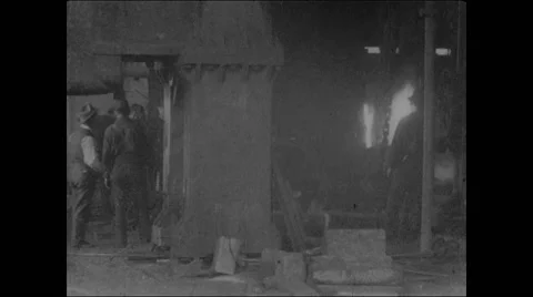 Steam hammer (1904) Stock Footage 31219191