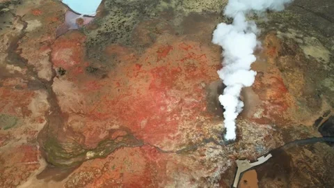 Steam hot geothermal Stock-Footage 273210595