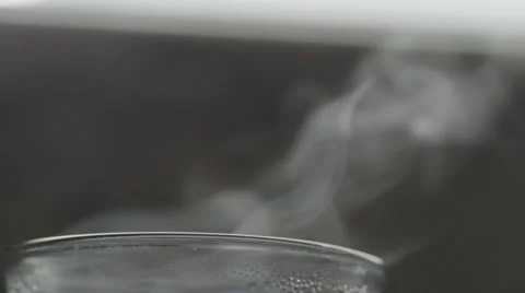 Steam from Hot Tea Stock Footage 37145781