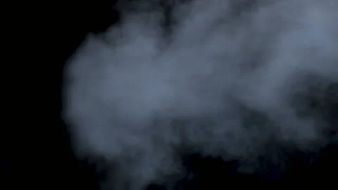 Steam Jet on Black Stock Footage 89454379