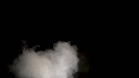 Steam Jet on Black Stock Footage 89541808