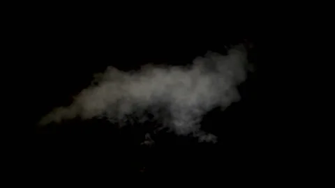 Steam Jet on Black Stock Footage 89547622