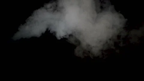 Steam Jet on Black Stock Footage 89564243