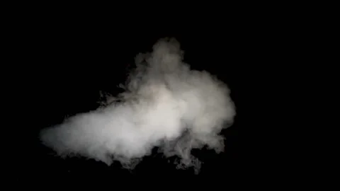 Steam Jet on Black Stock Footage 89564288