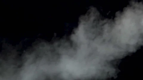 Steam Jet on Black Stock Footage 89564613
