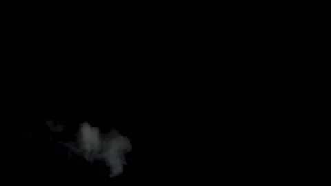 Steam Jet on Black Stock Footage 89583237