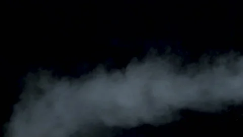 Steam Jet on Black Stock Footage 89583642