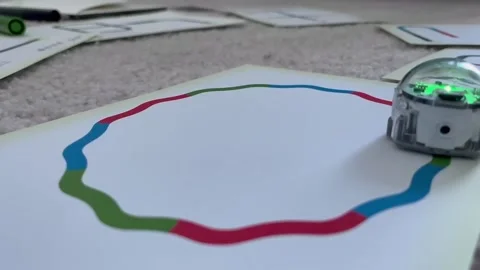 STEAM learning for kids. Learning the basic skills of coding with "Bit Stock Footage 147704238
