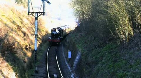 Steam locomotive Stock Footage
