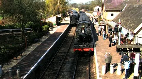 Steam locomotive Stock Footage 10856493