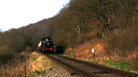 Steam locomotive Stock Footage 10860177