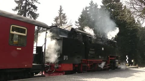 Steam locomotive Stock Footage 11878822