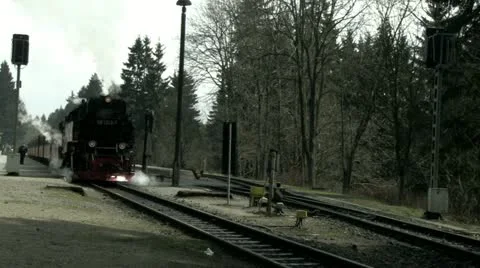 Steam locomotive Stock Footage 11878868