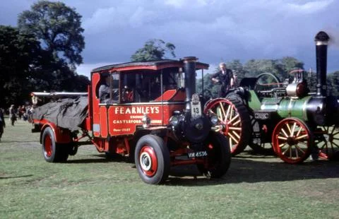 Steam Lorry, Foden 13120, 1928, Wobern, 1961 Stock Photos