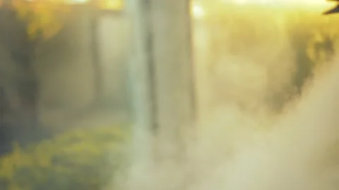 Steam Machine cinematic slow motion 4k Stockbeeldmateriaal 152105558