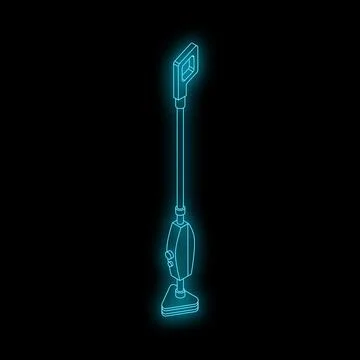 Steam mop cleaner cleaning maintaining sanitary hygiene domestic isometric pr Stock Illustration