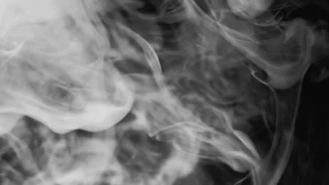 Steam motion smoke puff white smog black Vidéo 248404286