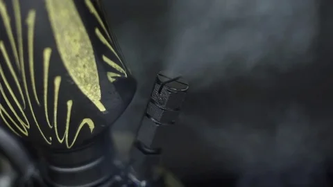 Steam out from a hookah Stock Footage 81920066