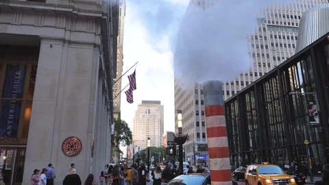 Steam pipe Stock Footage 126599575