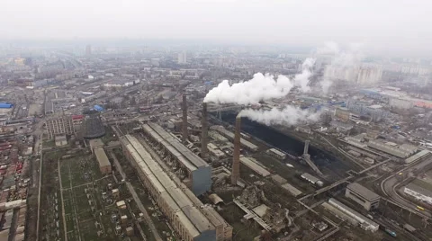 Steam From The Pipes Power 動画素材 64066326