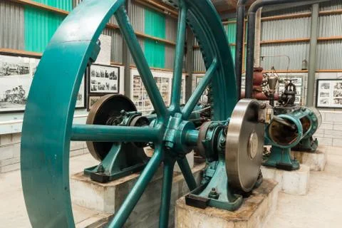 Steam power engine Stock Photos