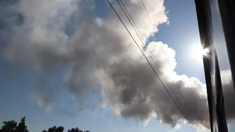 Steam on a rail Stock Footage 153025411