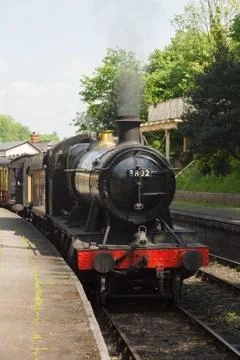 Steam Railway Engine Stock Photos