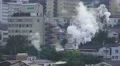 Steam Rises Over City Of Beppu Japan - Looks Like Smoke And Fire 10 4K 4k or 4k+ Resolution