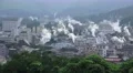 Steam Rises Over City Of Beppu Japan - Looks Like Smoke And Fire 11 4K 4k or 4k+ Resolution