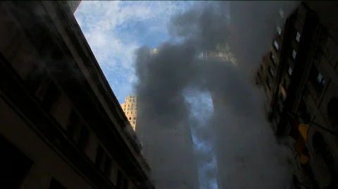 Steam Rising on American Street Stock Footage