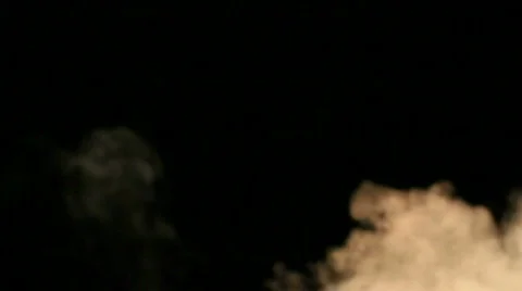 Steam Rising Black Background Stock Footage 777656
