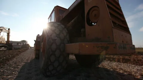 Steam road machine 動画素材 57999084