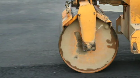 Steam Roller Stock Footage 879235