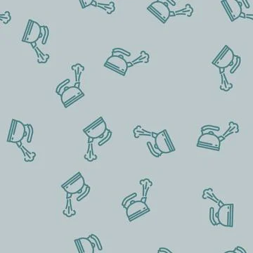 Steam smell line vector seamless pattern 스톡 일러스트