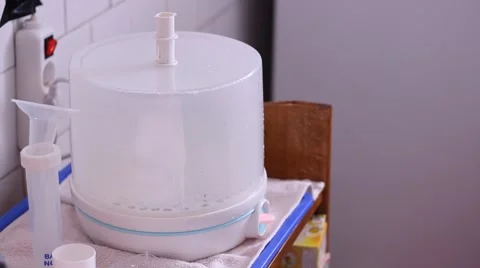 Steam Sterilizer Working Stock Footage 46127389