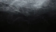 steam background smog texture white smok, Stock Video