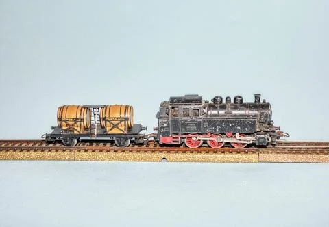 Steam train 1950 Stock Photos