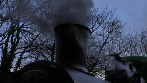Steam Train close up old style image UK England 4K 스톡 동영상 122386986