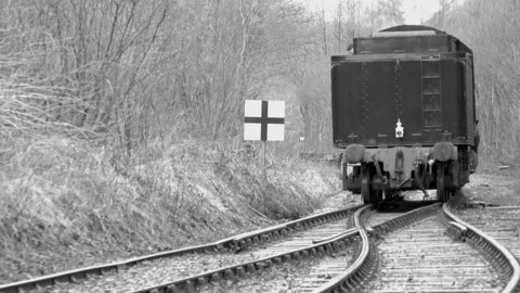 Steam Train close up old style image UK England 4K Stock Footage 173589283