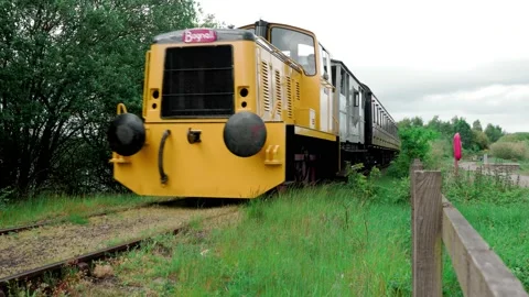 Steam train coming towards camera Video stock 172112892