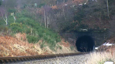 Steam train in the countryside Stock Footage 324460