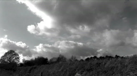 Steam train in countryside Stock Footage 364414