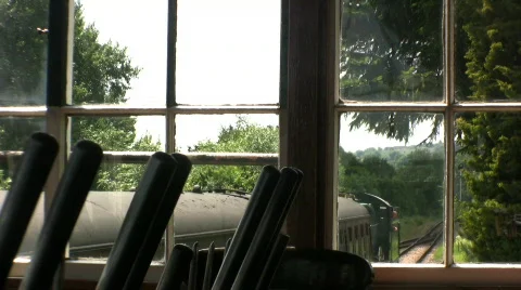 Steam Train in the countryside Stock Footage 453566