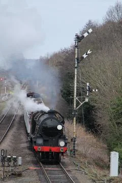 Steam Train Engine. Stock Photos